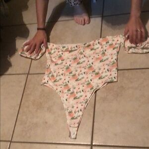 Floral Print Bodysuit